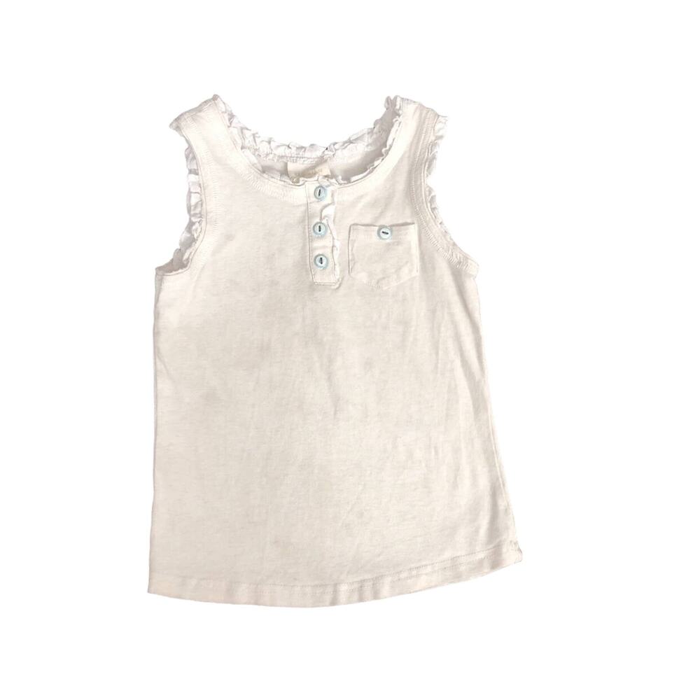 Matilda Jane Heathered White "Near Or Far" Sleeveless Top